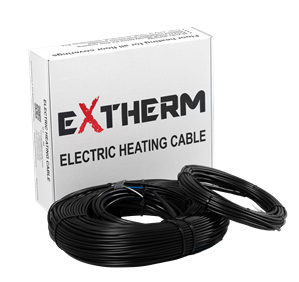 Кабель нагрівальний двожильний Extherm 15 м